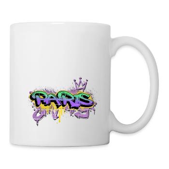 Paris France City Graffiti Spray Sprayer - Mug blanc - blanc - Droite