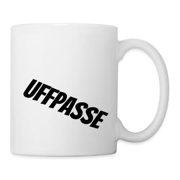 Uffpasse - Tasse - Weiß - Rechts
