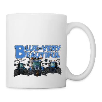 Blue veryBeautiful 3 - Mug - white - Right