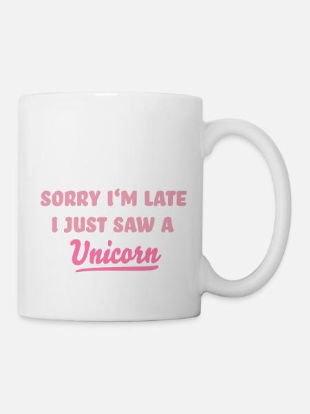 Einhorn - Tasse - Weiß