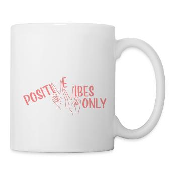 Motivation Positive Vibes Only - Mug - white - Right
