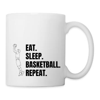 Basketball Basketballliebhaber Basketballer Verein - Tasse - Weiß - Rechts