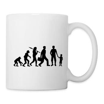 Proud Dad Young Evolution - Mug - white - Right
