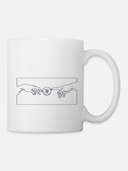 la création de 9 boules - Mug blanc - blanc