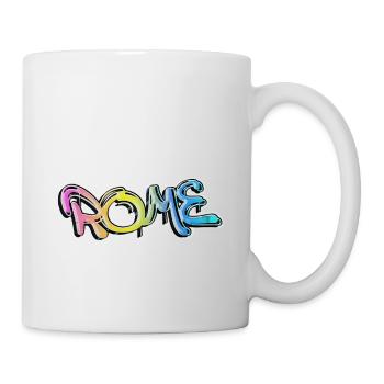 Rome Rome Italie Ville Graffiti Spray Sprayer - Mug blanc - blanc - Droite