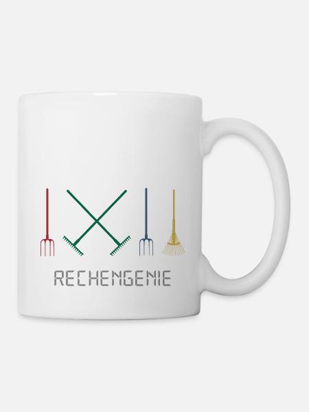 garten schrebergarten erntezeit gartenarbeit - Tasse - Weiß