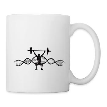 Fitness Strength Training Athletes Bodybuilder Muscle - Mug - white - Right