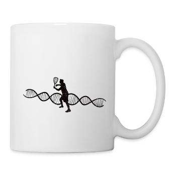 Squash Racquetball-Spieler Racquetball Squashspiel - Tasse - Weiß - Rechts