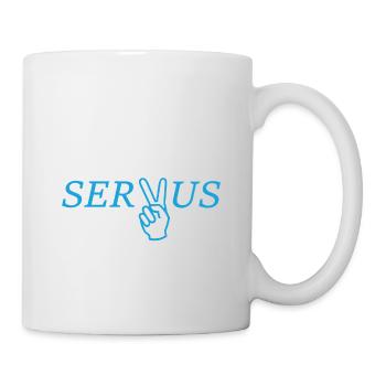 Servus - Tasse - Weiß - Rechts