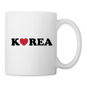 Korea Love Heart - Mug - white - Right