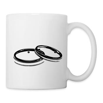 Golden Wedding Wedding Marriage Engagement Bride 2 - Mug - white - Right