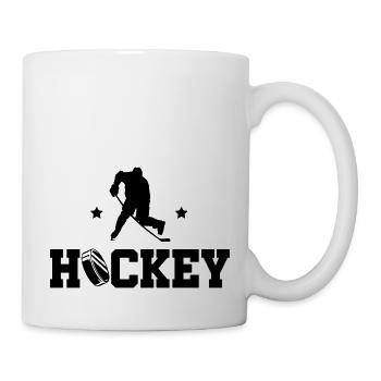 Hockey - Tasse - Weiß - Rechts