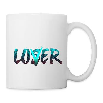 Loser lover funny meme clown geek cool vintage - Mug - white - Right