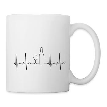 Weintrinker Wein Winzer Weinliebhaber Idee - Tasse - Weiß - Rechts