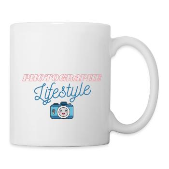 Cadeau photographe lifestyle - Mug blanc - blanc - Droite