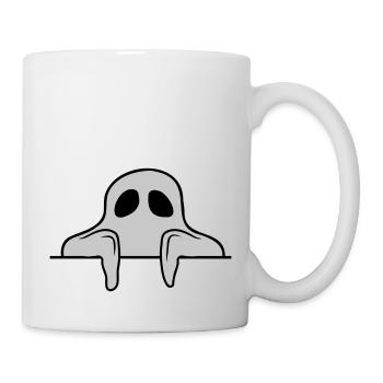 Bande dessinée Ghost Behind Wall - Mug blanc - blanc - Droite