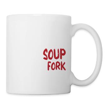 Life Is Soup And I'm A Fork 7 - Mug - white - Right