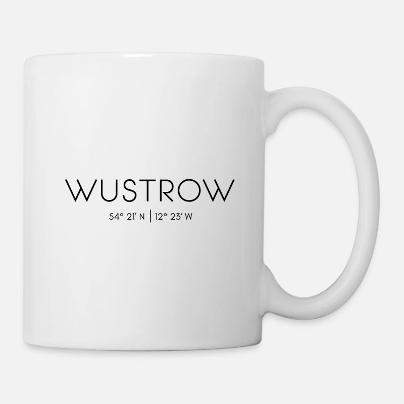 Wustrow, Fischland Darß-Zingst, Ostsee - Tasse - Weiß