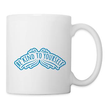 be kind to yourself - Mug - white - Right