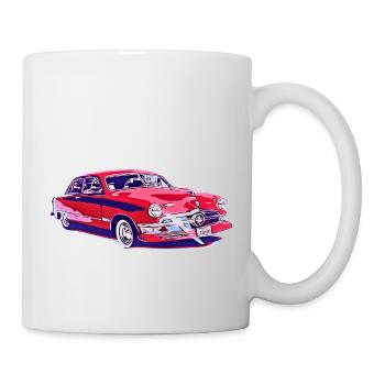 Auto - Tasse - Weiß - Rechts