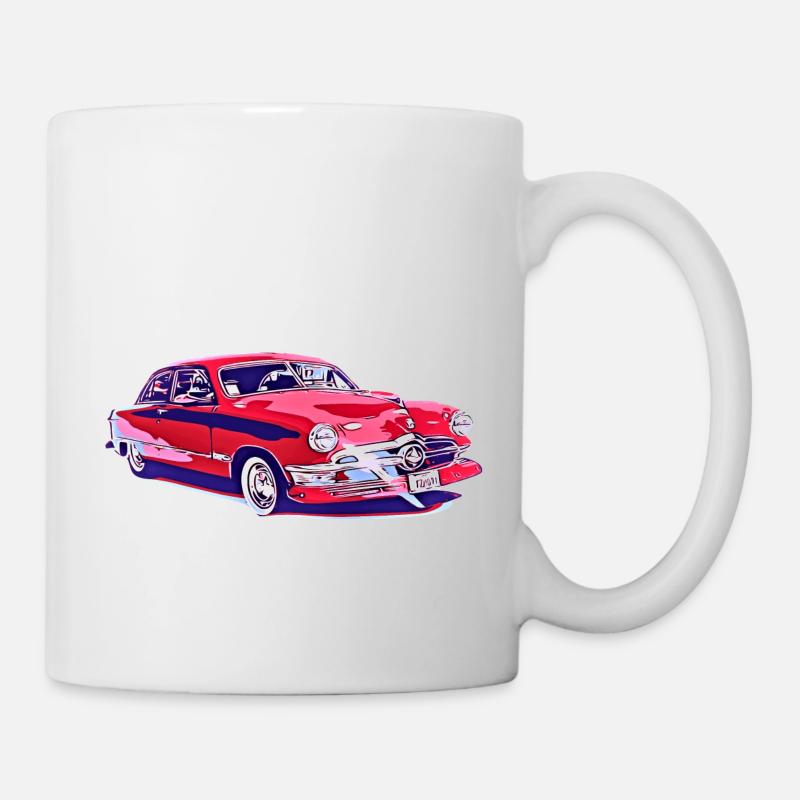 Auto - Tasse - Weiß