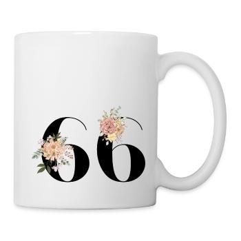 66th anniversary in bloom (Gift of 66 years) - Mug - white - Right