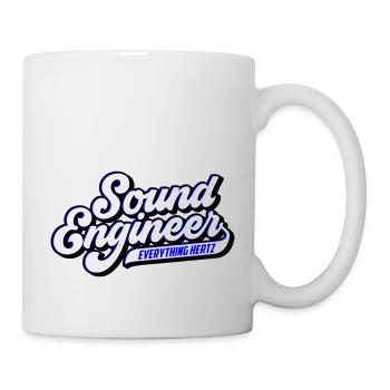 Sound Engineer Everything Hertz | Colors can be changed - Mug - white - Right