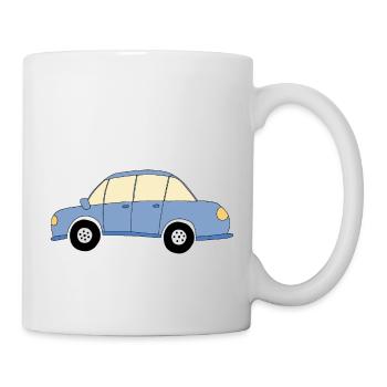 Blue Car - Mug - white - Right
