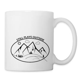Stil plays outside - Tasse - Weiß - Rechts