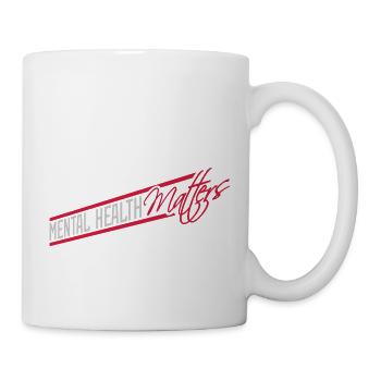 mental health matters quote - Mug - white - Right