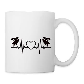 Snowboard Spruch Snowboardfahrer Wintersport - Tasse - Weiß - Rechts
