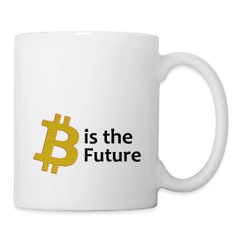 Bitcoin is the future - Mug - white - Right