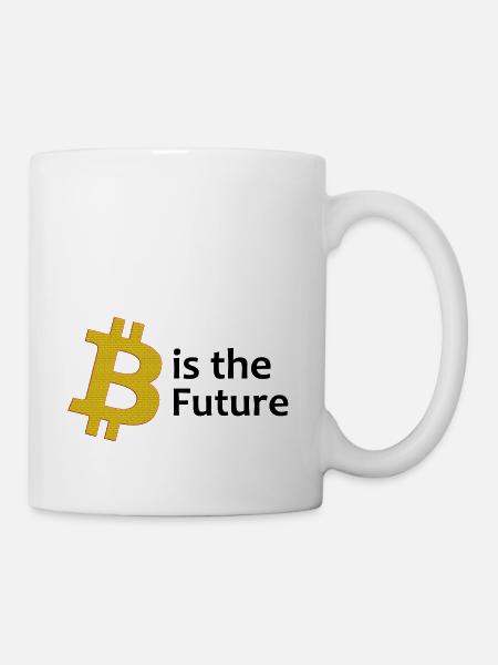 Bitcoin is the future - Mug - white