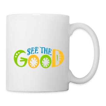 see the good Zitat - Tasse - Weiß - Rechts
