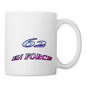 62 en force tout support - Mug blanc - blanc - Droite