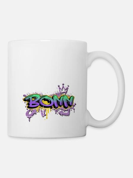Bonn Germany City Graffiti Spray Sprayer - Mug - white