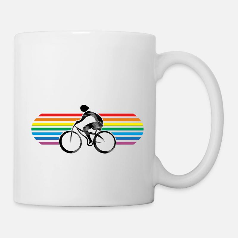 Radfahrer - Tasse - Weiß