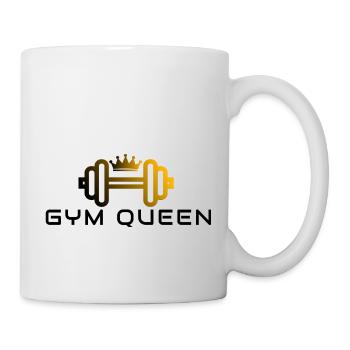 GYM QUEEN - Gym Motivation and Fitness Designs - Mug - white - Right