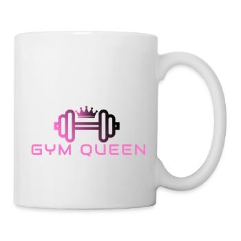 GYM QUEEN - Gym Motivation and Fitness Designs - Mug - white - Right