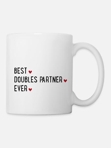 Doppel Partner - Tasse - Weiß