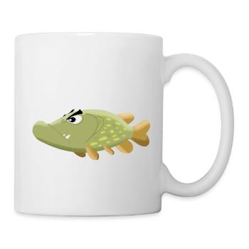 Big pike! - Mug - white - Right