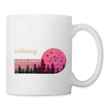 Motivierender Glaube an fröhliche Kämpfer - Tasse - Weiß - Rechts