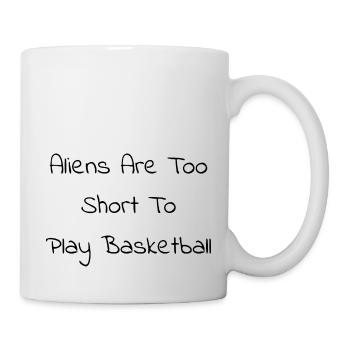 basketball heartbeat area 51 raid animal cool - Mug - white - Right