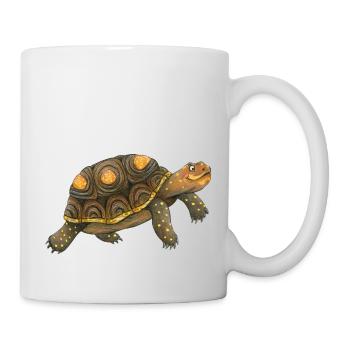 petite tortue - Mug blanc - blanc - Droite