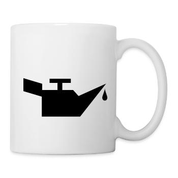 Voiture - Mug blanc - blanc - Droite