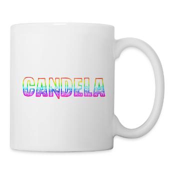 candela rs regenbogen - Tasse - Weiß - Rechts