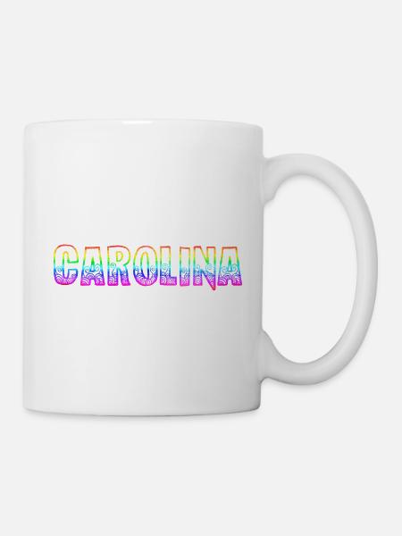 carolina rs regenbogen - Tasse - Weiß