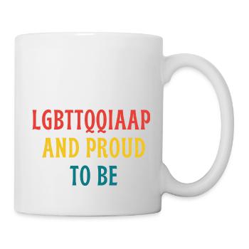LGBT and proud to be! - Mug - white - Right
