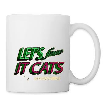 kitten cool aww funny quote rainbow cat persian - Mug - white - Right