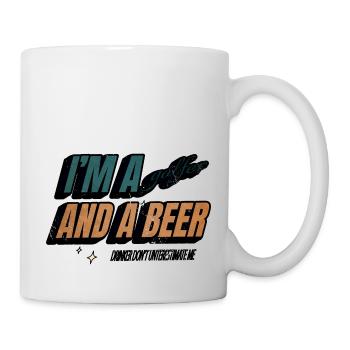 golfiphonecase funny golf course funny bowling - Tasse - Weiß - Rechts